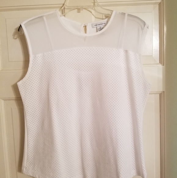 Liz Claiborne Tops - Medium sleeveless white shirt